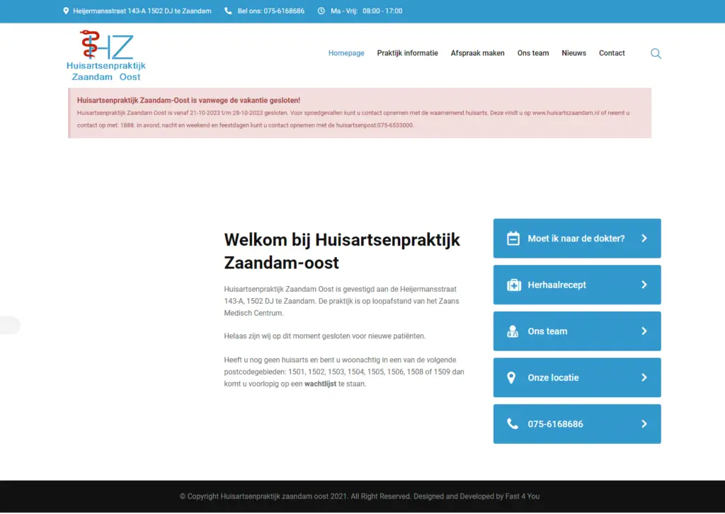 Huisartsenpraktijk Zaandam-Oost - Emiel Feld