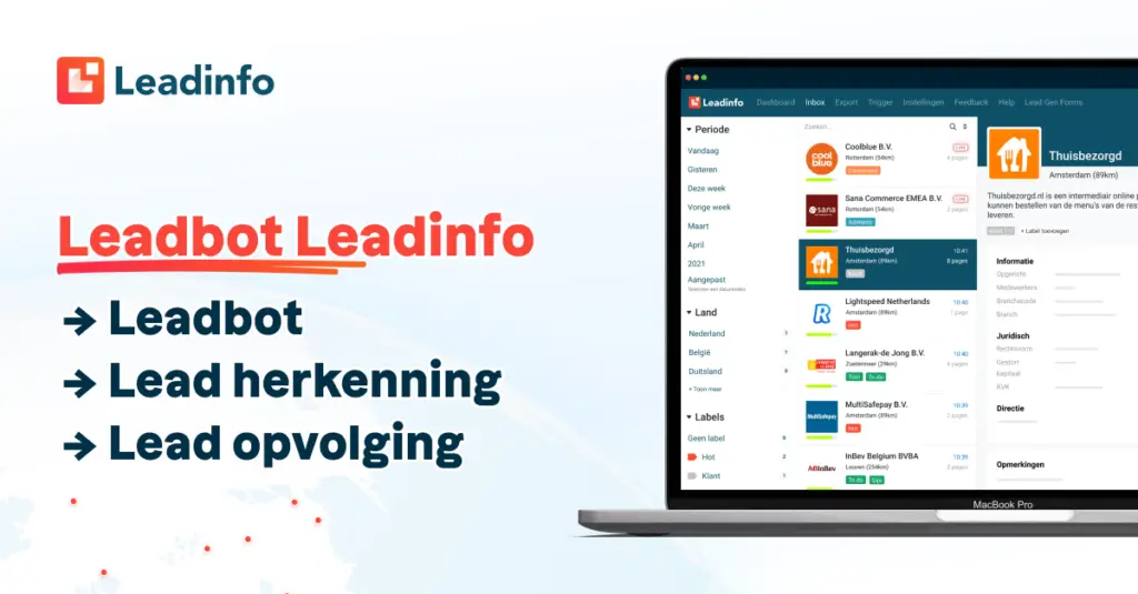 Leadbot - Lead herkenning - Lead opvolging