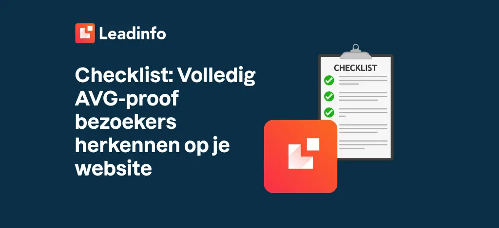 Checklist: Volledig AVG-proof bezoekers herkennen op je website