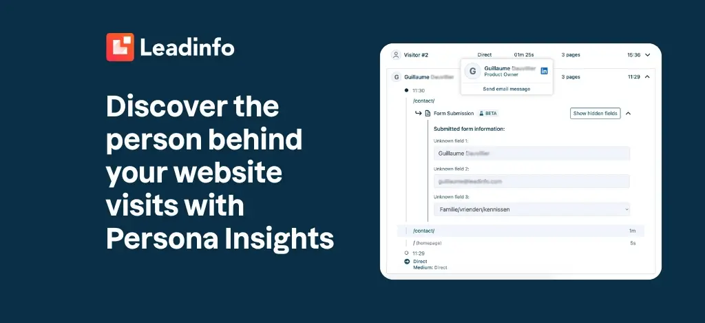 Discover the person behind your website visits with Persona Insights