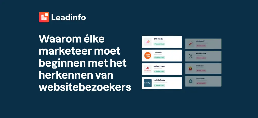 Waarom élke marketeer moet beginnen met het herkennen van websitebezoekers
