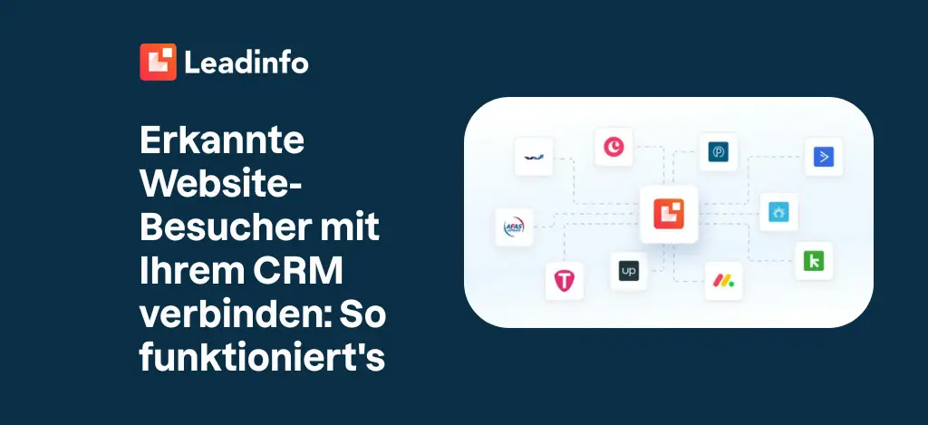 Erkannte Website-Besucher mit Ihrem CRM verbinden: So funktioniert's