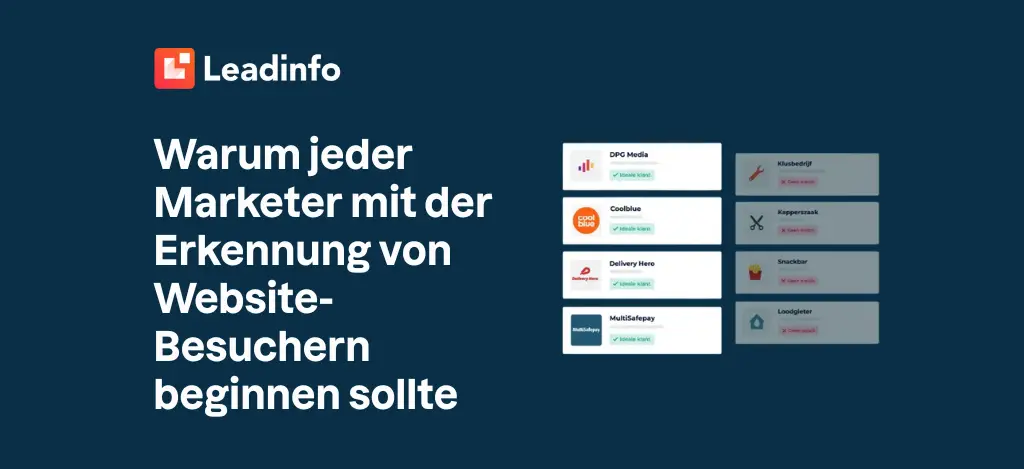 Warum jeder Marketer mit der Erkennung von Website-Besuchern beginnen sollte
