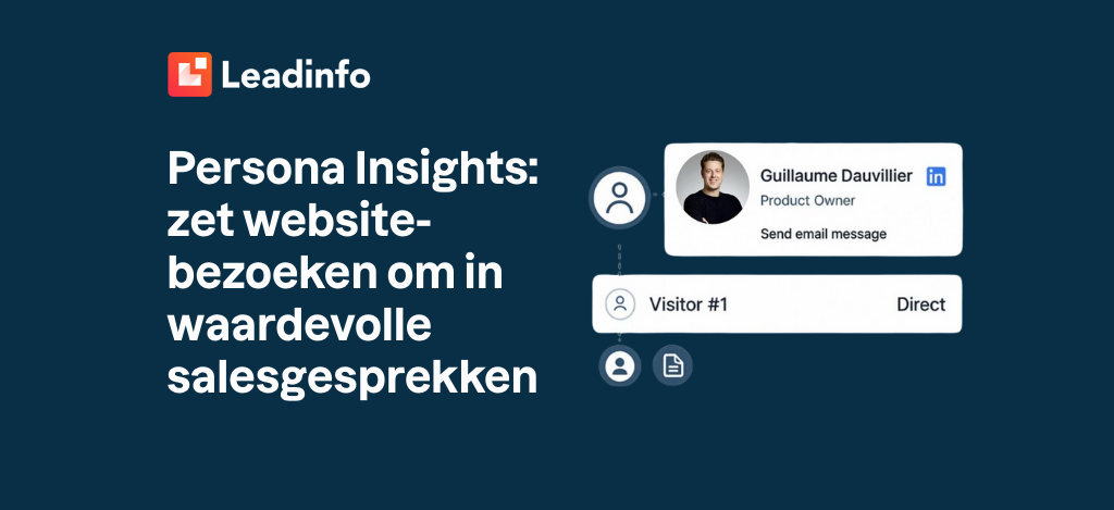 Persona Insights: zet websitebezoeken om in waardevolle salesgesprekken
