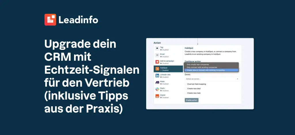 Upgrade dein CRM mit Echtzeit-Signalen für den Vertrieb (inklusive Tipps aus der Praxis)