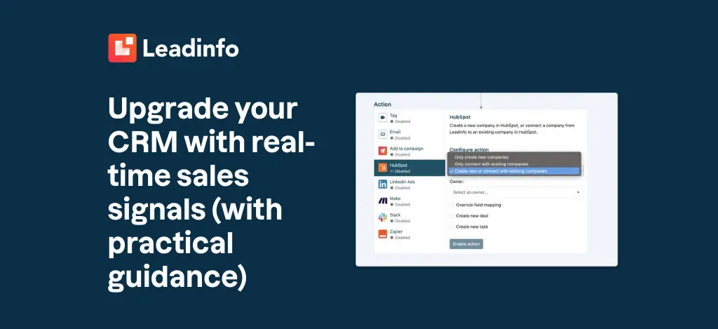 Upgrade your CRM with real-time sales signals (with practical guidance)
