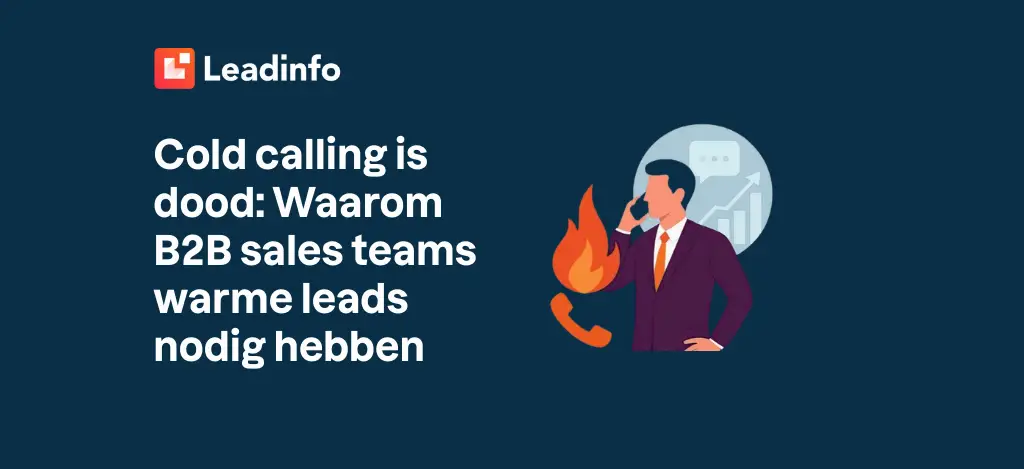 Cold calling is dood: waarom B2B sales teams warme leads nodig hebben