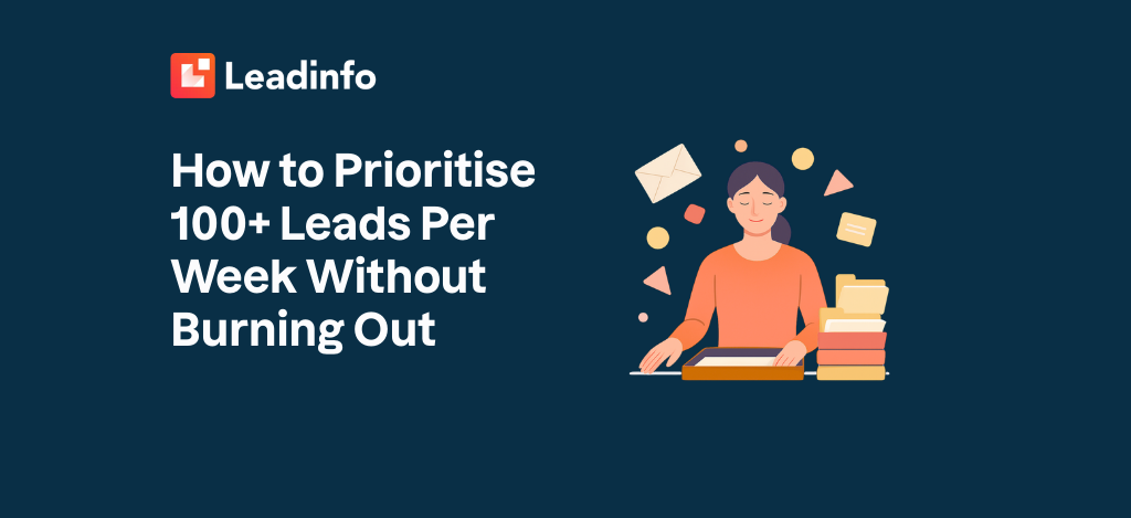 How to Prioritise 100+ Leads Per Week Without Burning Out