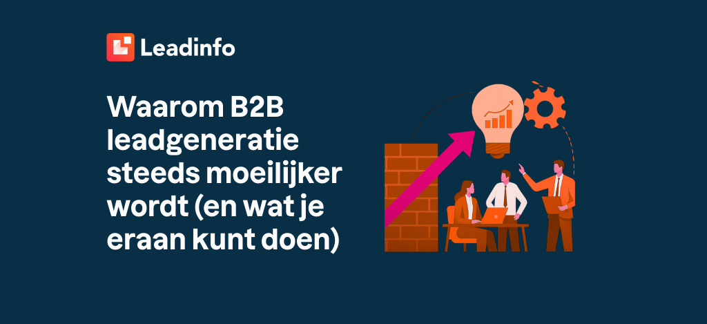 Waarom B2B leadgeneratie steeds moeilijker wordt (en wat je eraan kunt doen)